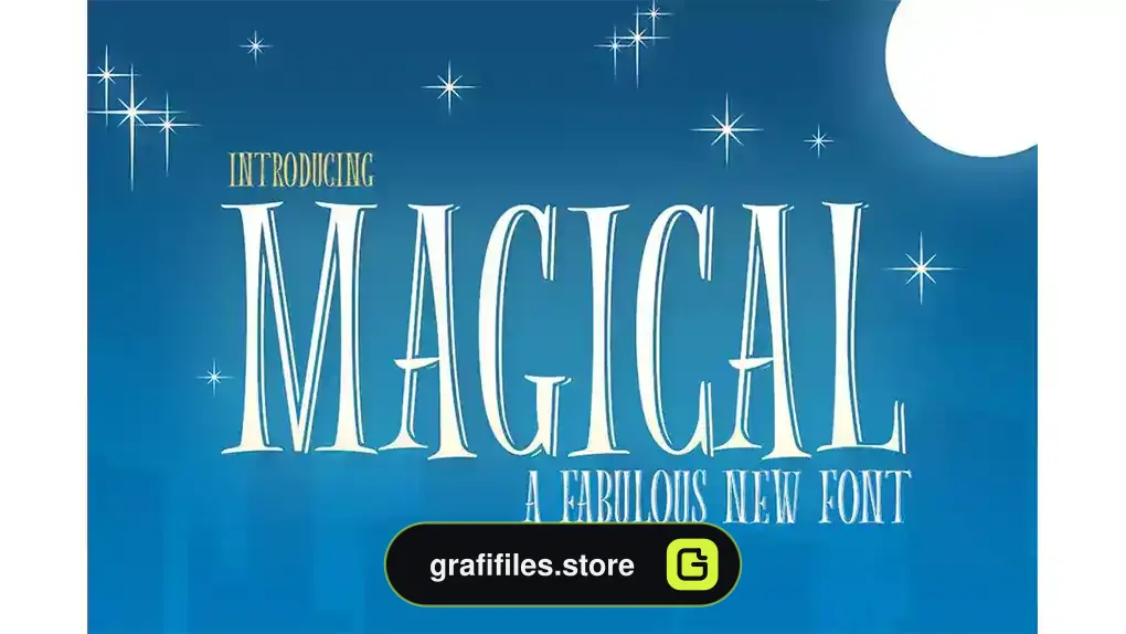 فونت انگلیسی جادویی Magical Font