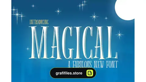 فونت انگلیسی جادویی Magical Font