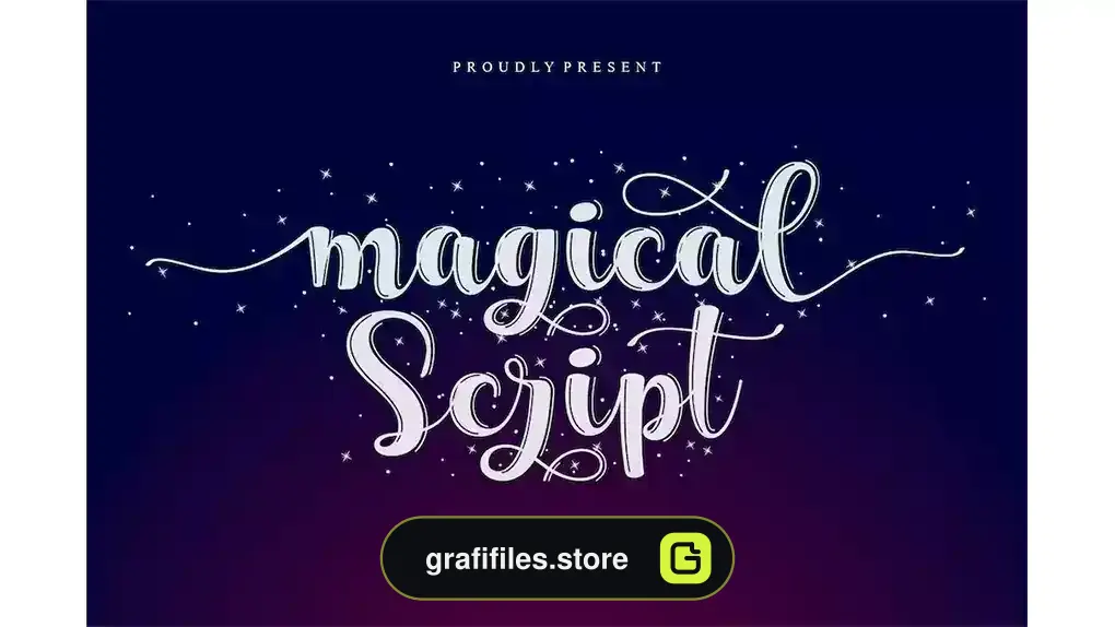 فونت انگلیسی جادویی Magical Script