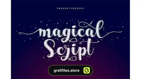 فونت انگلیسی جادویی Magical Script
