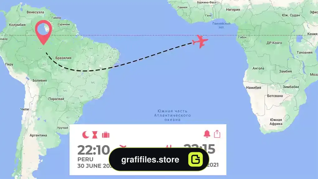پروژه افترافکت انیمیشن مسیر بر روی نقشه Map Route Animations