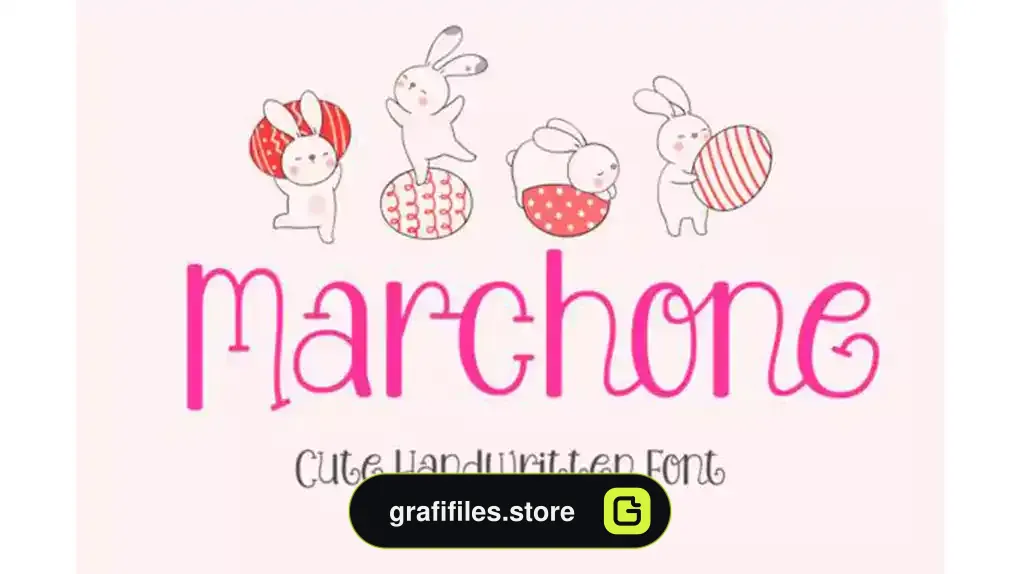 فونت انگلیسی فانتزی Marchone Font