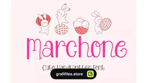 فونت انگلیسی فانتزی Marchone Font
