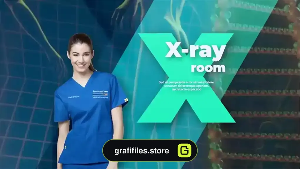 پروژه افترافکت اینترو کلینیک پزشکی