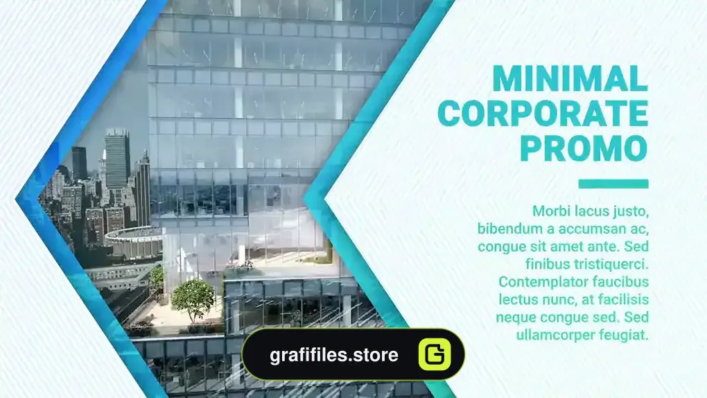 پروژه افترافکت معرفی شرکت Minimal Corporate Promo