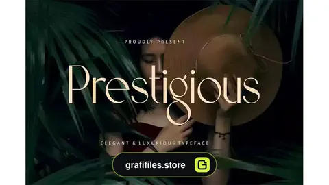 فونت انگلیسی مدرن Modern Font - Prestigious