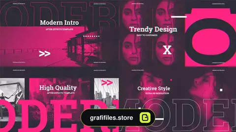 پروژه افترافکت اینترو یوتیوب Modern YouTube Intro