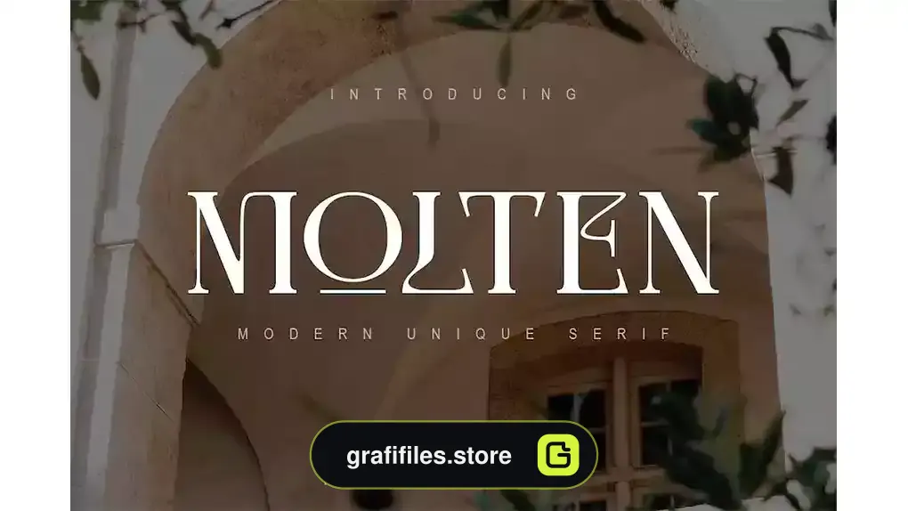 فونت انگلیسی مدرن Molten | Modern Serif
