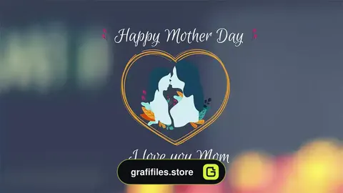 پروژه افترافکت اینترو روز مادر Mother's Day Badges Intro