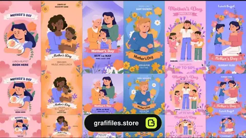 پروژه افترافکت روز مادر Mother's Day Bundle