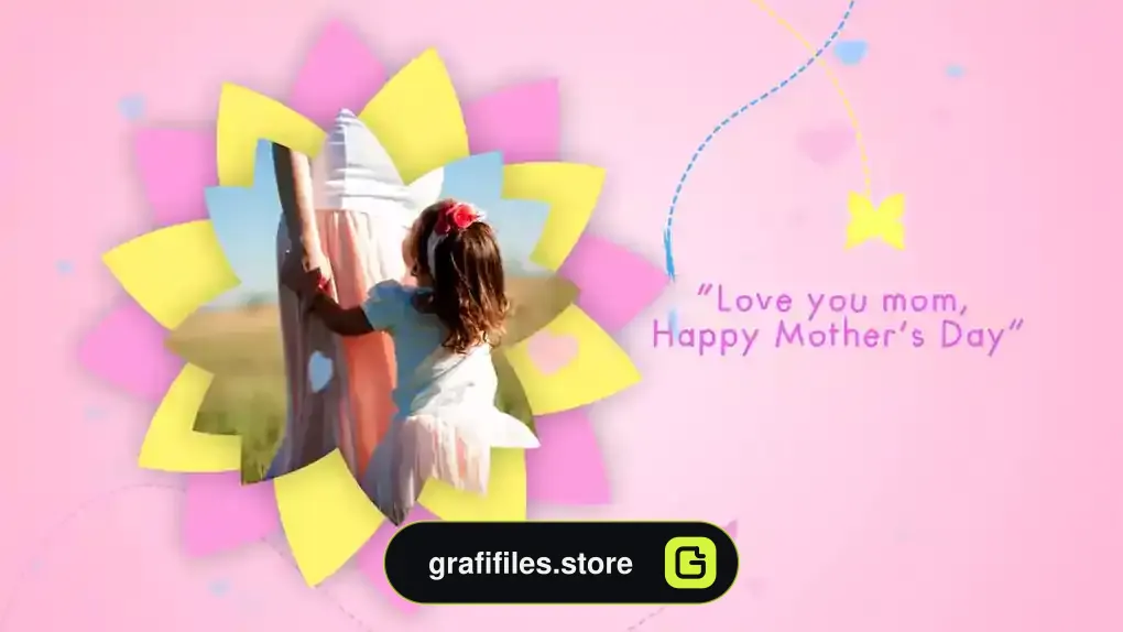 پروژه افترافکت روز مادر Mother's Day Love