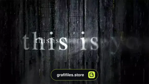 پروژه افترافکت تیتراژ فیلم ترسناک Movie Grit