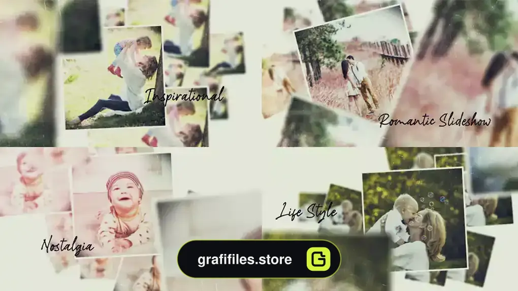 پروژه افترافکت اسلایدشو آلبوم عکس My Photo Album Slideshow