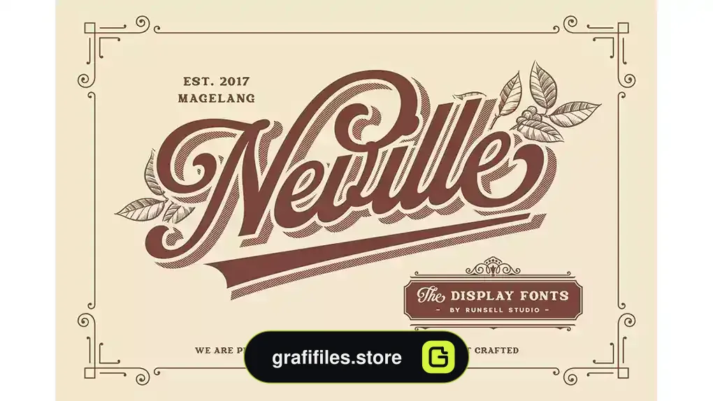 فونت انگلیسی کلاسیک Neville Font