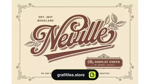 فونت انگلیسی کلاسیک Neville Font