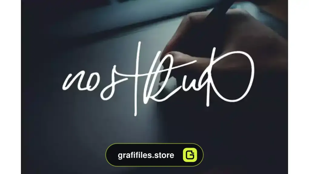 فونت انگلیسی دست نویس Nostrud Font