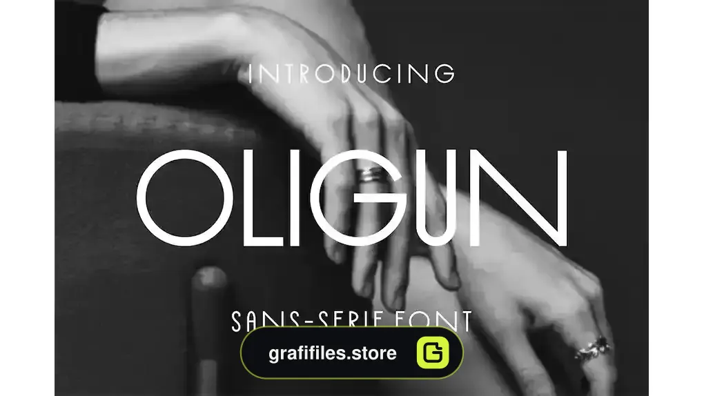 فونت انگلیسی مدرن Oligun Font