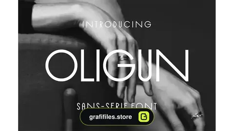 فونت انگلیسی مدرن Oligun Font