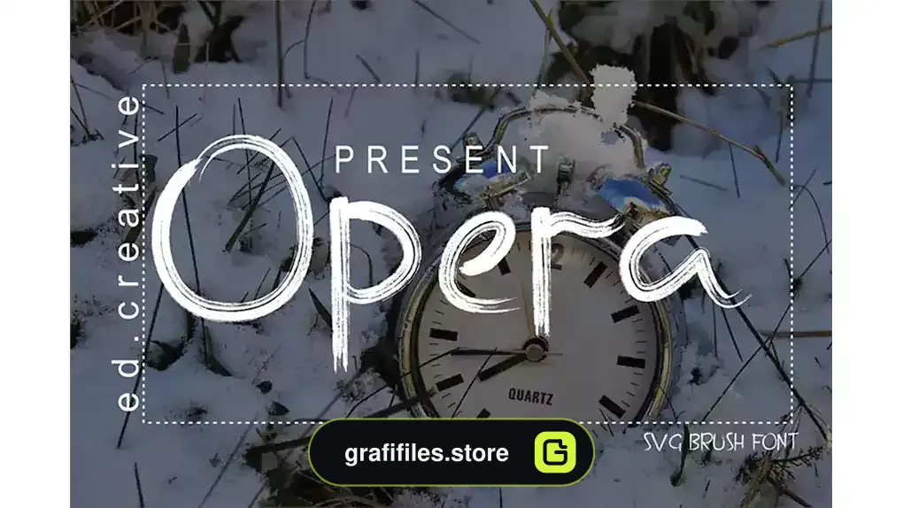فونت انگلیسی دست نویس Opera Brush
