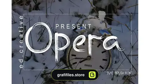 فونت انگلیسی دست نویس Opera Brush
