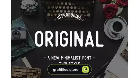 فونت انگلیسی Original - A Minimalist Font