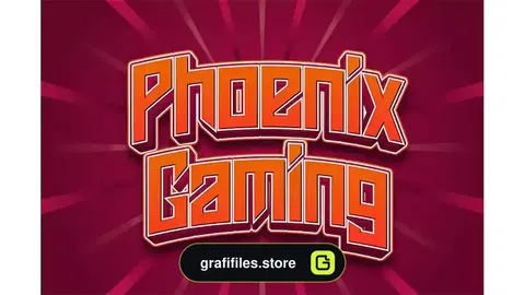 فونت انگلیسی گیمینگ Phoenix Gaming - Futuristic Sans Font