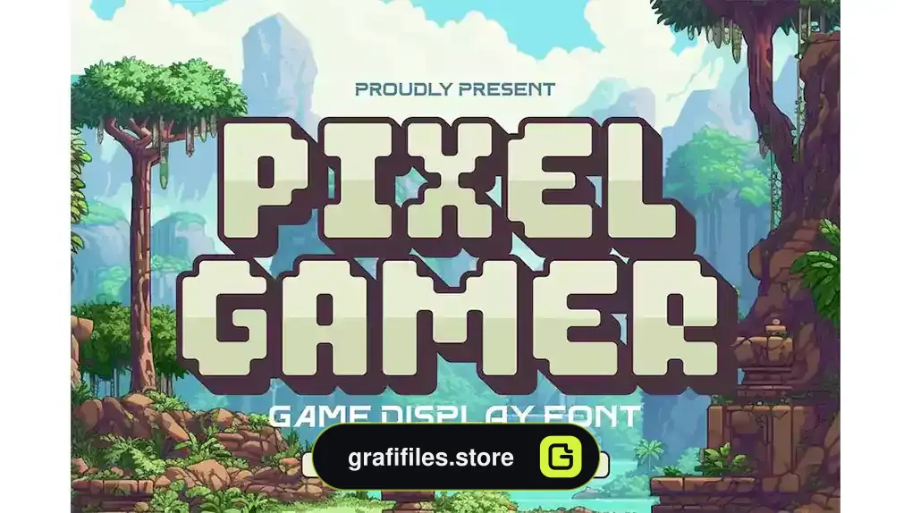 فونت انگلیسی گیمینگ Pixel Gamer