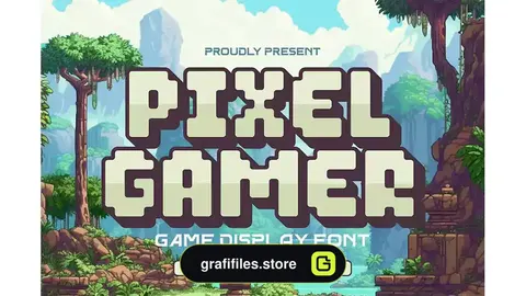 فونت انگلیسی گیمینگ Pixel Gamer
