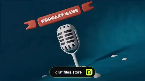 پروژه پریمیر پادکست Podcast Claymation Reveal