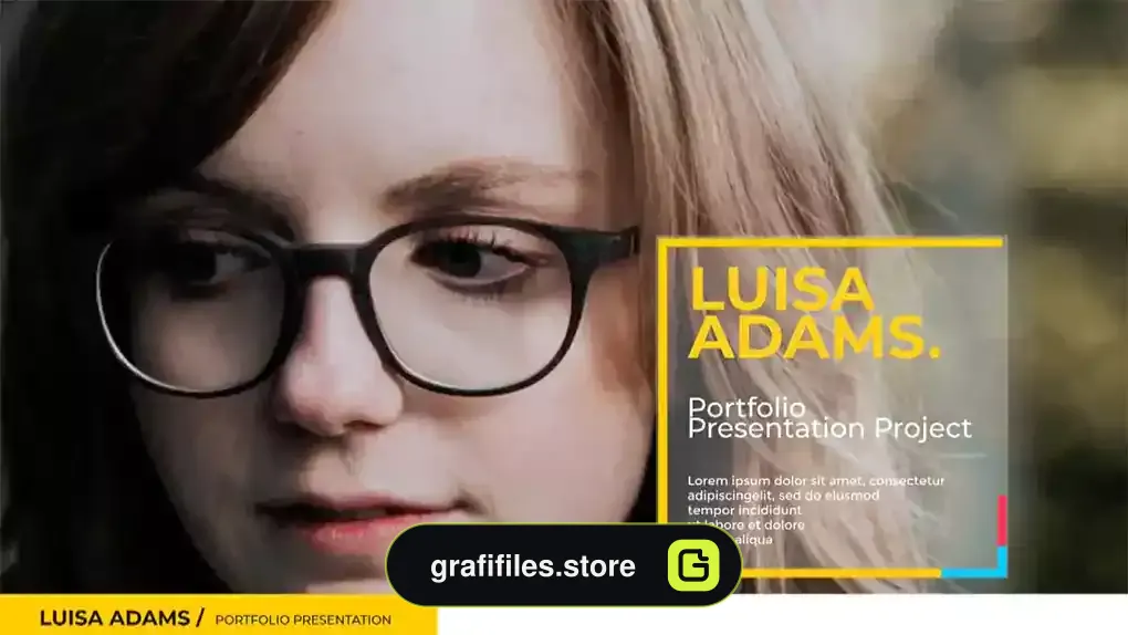 پروژه پریمیر نمایش نمونه کار Portfolio Presentation
