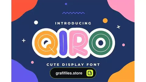 فونت انگلیسی فانتزی Qiro QR