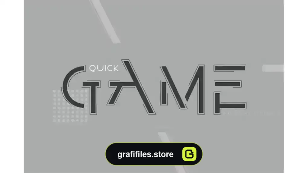 فونت انگلیسی گیمینگ Quick Game