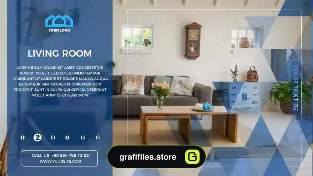 پروژه افترافکت پرزنتیشن مشاور املاک Real Estate Presentation 2