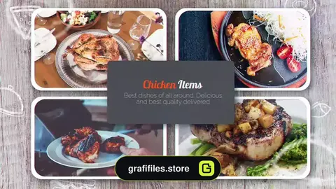 پروژه افترافکت تیزر تبلیغاتی رستوران Restaurants Promo