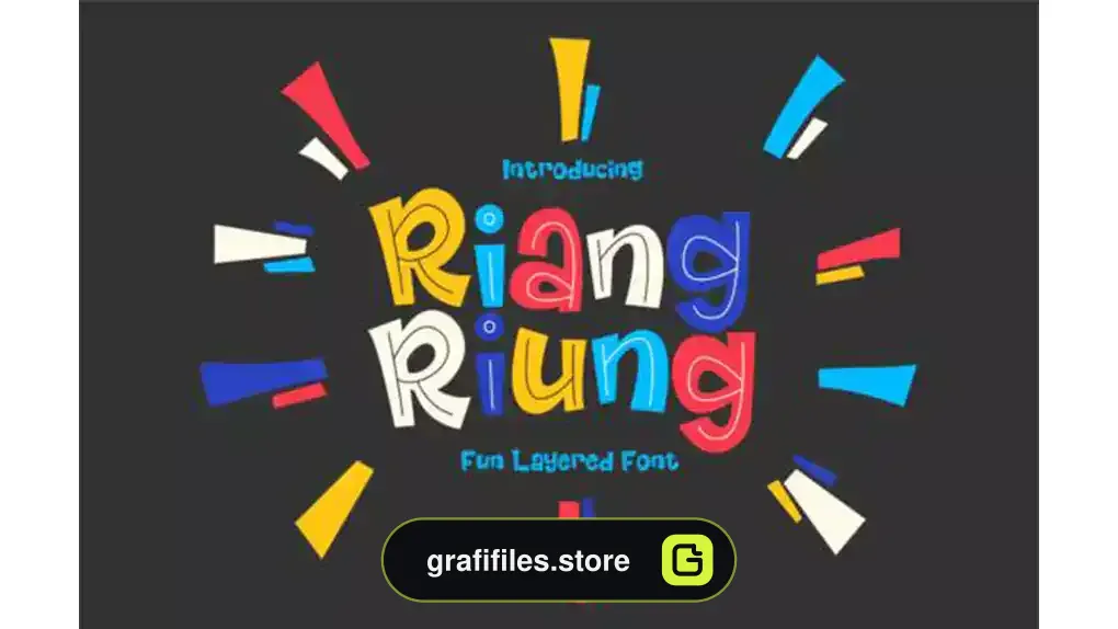 فونت انگلیسی فانتزی Riangriung Font