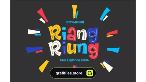 فونت انگلیسی فانتزی Riangriung Font