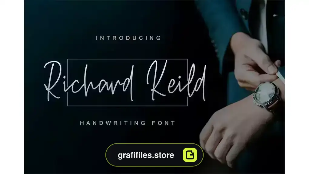 فونت انگلیسی دست نویس Richard Keild