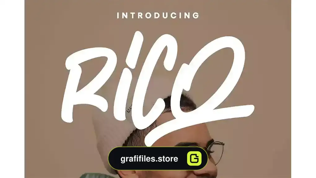 فونت انگلیسی دست نویس Rico - Display Script