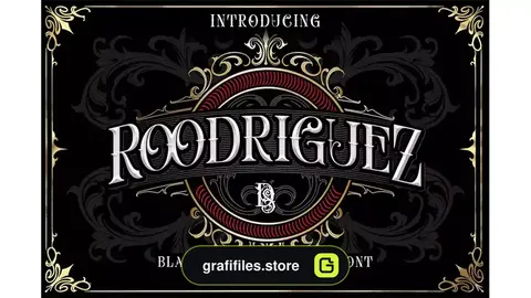 فونت انگلیسی تاتو Roodriguez