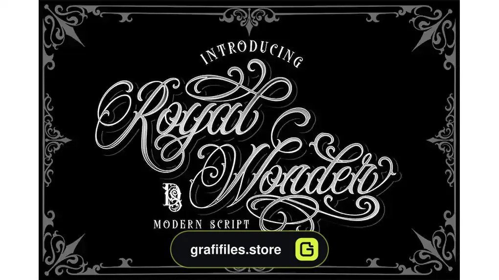 فونت انگلیسی تاتو Royal Wonder