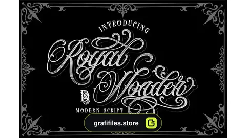 فونت انگلیسی تاتو Royal Wonder