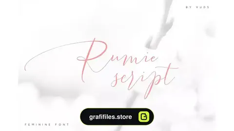فونت انگلیسی دست نویس Rumie Script