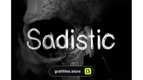فونت انگلیسی ترسناک Sadistic