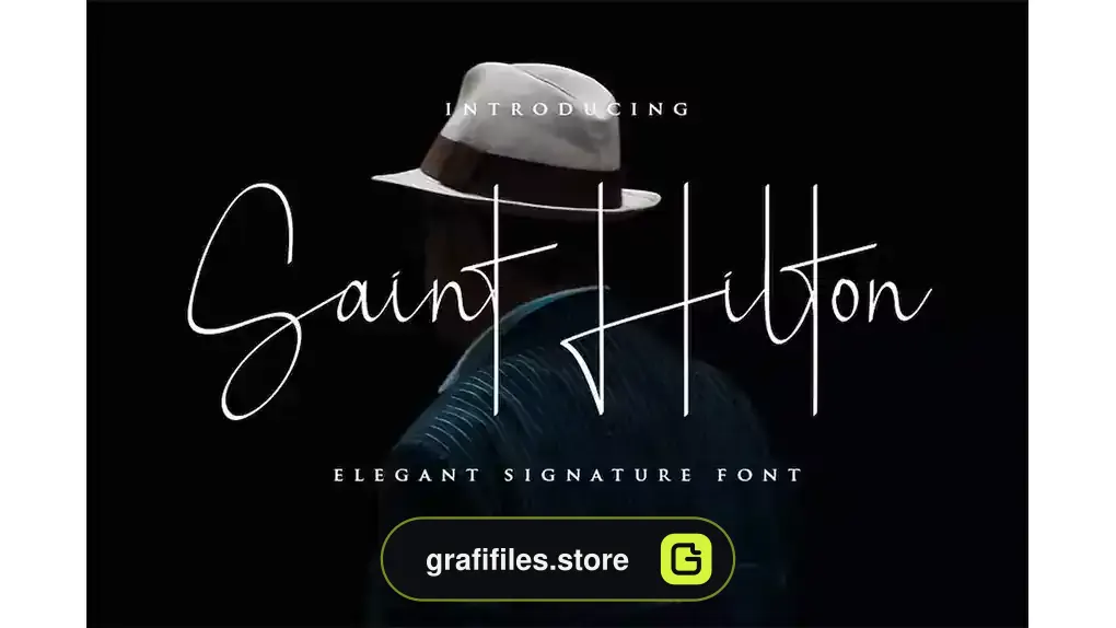 فونت انگلیسی دست نویس Saint Hilton Font