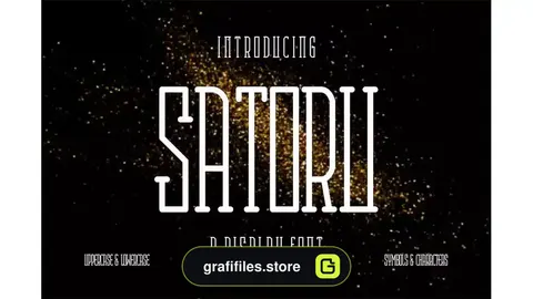 فونت انگلیسی مدرن Satoru