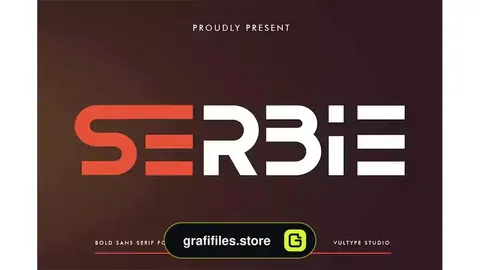 فونت انگلیسی لوگو Serbie - Logo Font