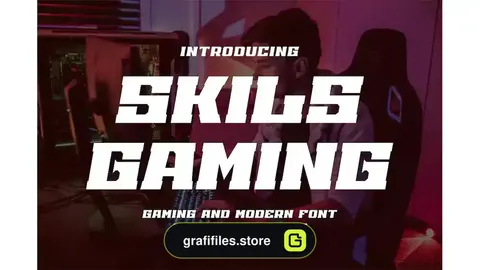 فونت انگلیسی گیمینگ Skils Gaming