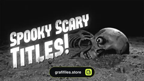 پروژه افترافکت تایتل ترسناک Spooky Scary Titles