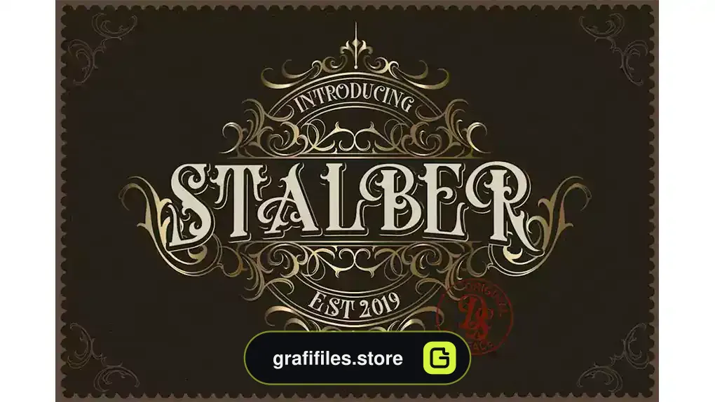 فونت انگلیسی تاتو Stalber