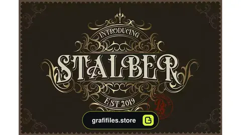 فونت انگلیسی تاتو Stalber